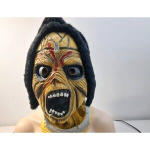 Horror Scary Full Head Adult Face Mask Halloween Latex Party Creepy Costume Prop